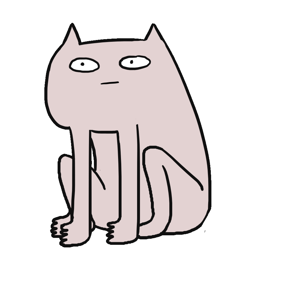 Happy Cat Sticker by Tahilalats