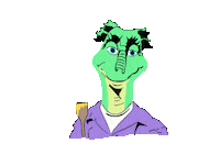 Happy T-Rex Sticker