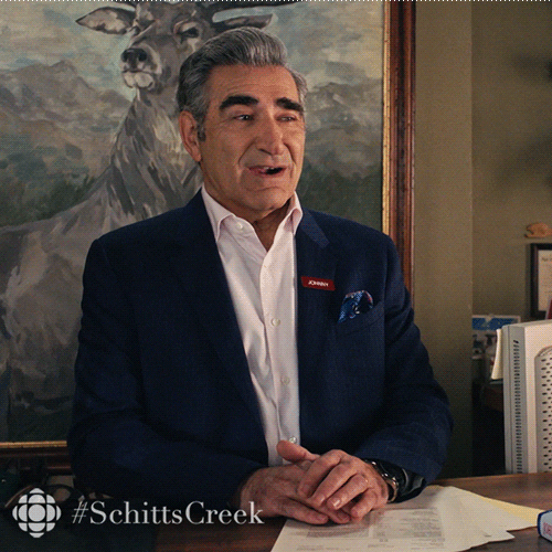 Schitts Creek Agree GIF by CBC