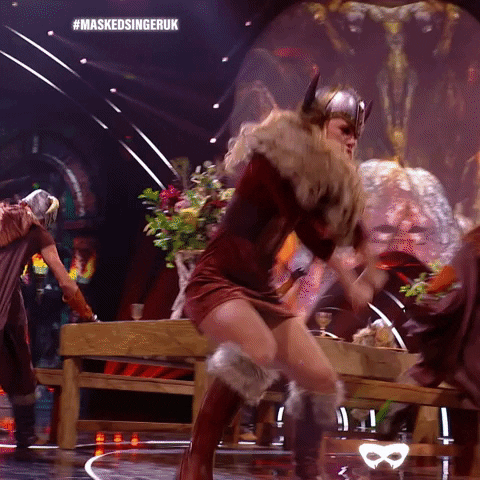 Viking GIF by The Masked Singer UK