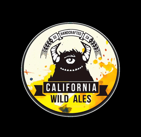 californiawildales giphygifmaker rainbow beer monster GIF