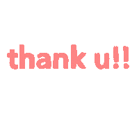 Thank U Sticker by Tilly & Type
