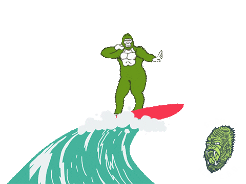 Summer Vegan Sticker by GorillaHemp