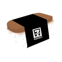 Spam Musubi Teriyaki Sticker by 7-Eleven Hawai'i