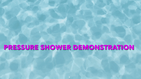wellnessmod giphyupload pressurizedwater pressureshower GIF