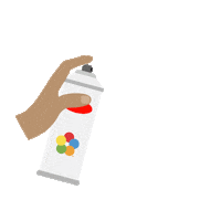 Rainbow Color Sticker by Krylon Brand