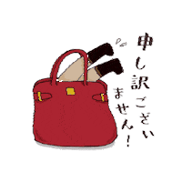 brandshopyochika sorry kelly hermes mybad Sticker