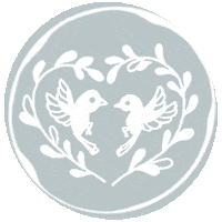 Selenapro love heart bird fly Sticker