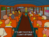 bart simpson bus GIF