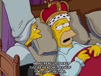 homer simpson king GIF