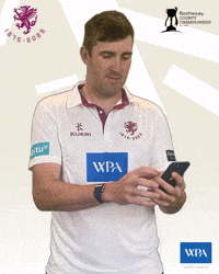 Phone GIF by Somerset County Cricket Club