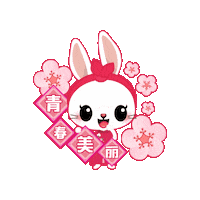 New Year Bunny Sticker by Mediacorp SG