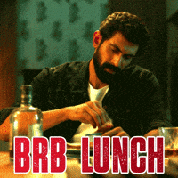 Be Right Back Eating GIF by Rana Naidu