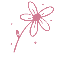 Pink Flower Sticker