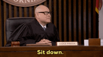 Sit Down Reaction GIF by CBS