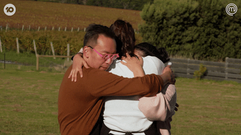 Sad Hug GIF by MasterChefAU