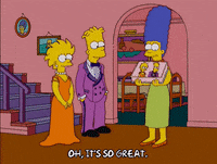 excited bart simpson GIF
