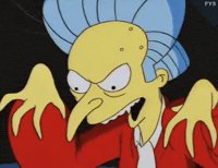 Mr Burns Vampire GIF by The Simpsons