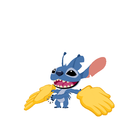 Lilo And Stitch Clap Sticker by Walt Disney Studios