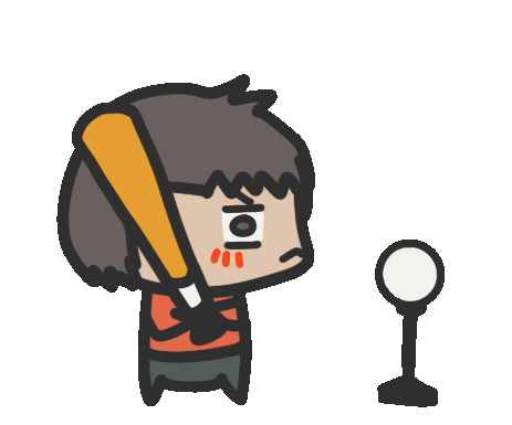 Baseball Sticker by yomoyeah