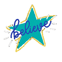 tmjlettering fun crazy star hope Sticker