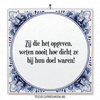 Hoop Spreuk GIF by Tegelspreuken.nl