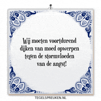 Storm Wijsheid GIF by Tegelspreuken.nl