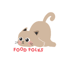 Hungry Cat Sticker by Lau Pa Sat