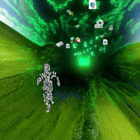 Delete Running Man GIF by PERFECTL00P