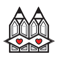 In Love Heart Sticker by Stamatia Alexaki