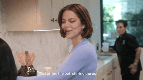 Khloe Kardashian Stirring The Pot GIF by HULU