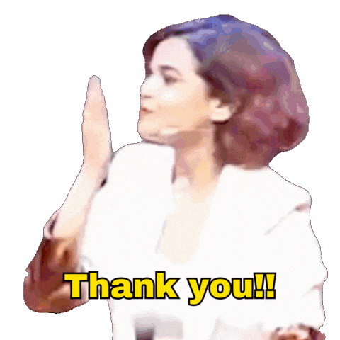 Magic Moment Thank You Sticker by Suhani Shah