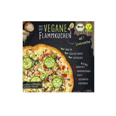 Vegan Bio Sticker by Der Vegane Flammkuchen