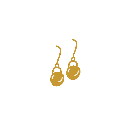 Fashion Gold Sticker by ISA NOY