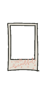 writtenwithhope polaroid youre beautiful Sticker