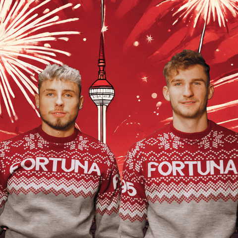 Happy New Year Fun GIF by Fortuna Düsseldorf