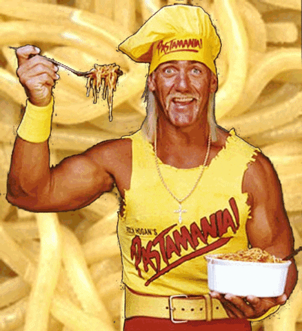 hulk hogan noodles GIF by Cheezburger