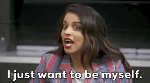 I Just Want To Be Myself Lilly Singh GIF by A Little Late With Lilly Singh