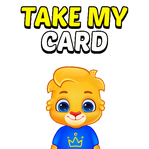 Take It Credit Card Sticker by Lucas and Friends by RV AppStudios