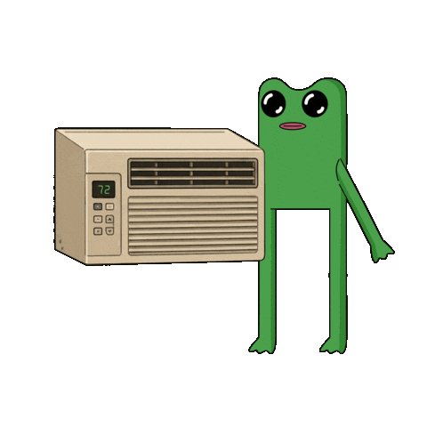 Chill Out Frog Sticker by fwogs