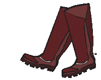 Rain Shoes Sticker