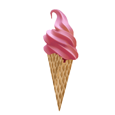 Happy Ice Cream Sticker