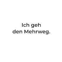 Takeaway Zero Waste Sticker by RECUP