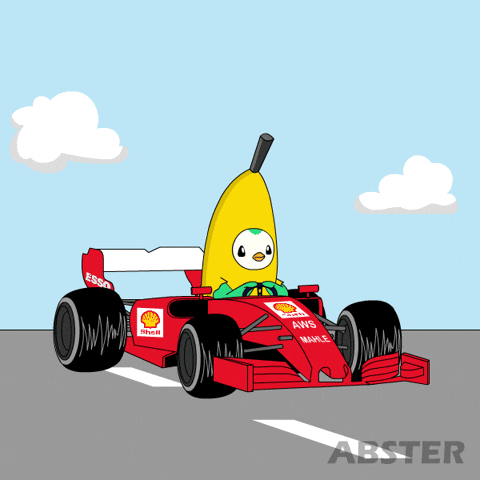 Penguin F1 GIF by Abster