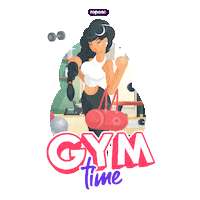 Fitness Sweat It Out Sticker by Roposo