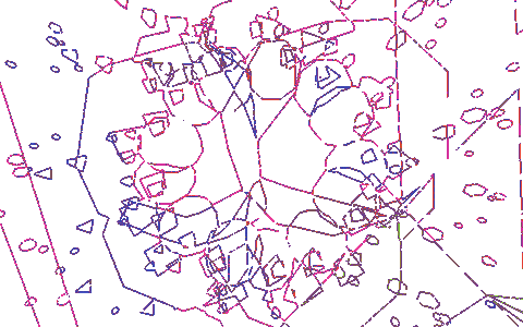 3D Rainbow Sticker by Quasi Crystals