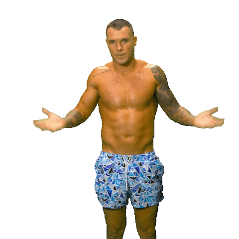 Conor Shrug Sticker by Love Island Australia