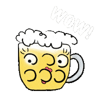 Beer Wow Sticker