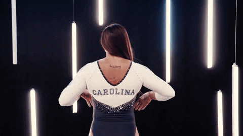 University Of North Carolina Gymnastics GIF by UNC Tar Heels