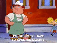 hey arnold nicksplat GIF